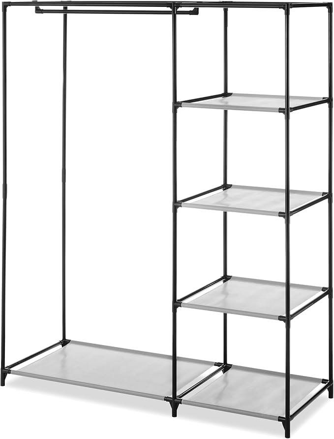 Whitmor Modern Industrial Freestanding Closet Organizer