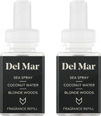 Pura & GUY FOX Home Scent Refill - Smart Home Air Diffuser - Long-Lasting Luxury Fragrance per Refill - Household & Apartment Essential - Clean Diffuser Fragrance - 2 Pack, Del Mar