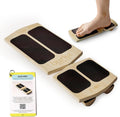 Slant Board Balance Board for Ankle & Calf Stretching – Single-Leg Axis Board for Physical Therapy, Rehab & Stability Training – Non-Slip Wooden Wobble Board