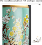 Commercial Ceramic Vintage Umbrella Stand Hand-appliqué Chinese Large capacity Umbrella Holder Organizer Umbrellas Storage Bucket for Entryway(A)