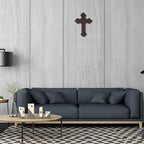 BRASSTAR Cast Iron Wall Cross Decoration Rustic Antique Metal Cross Farmhouse Home Wall Hanging Decorations TQZDPT21