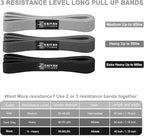 Long Resistance Bands for Working Out Women, Fabric Resistance Band, Stretch Bands for Exercise Bands Resistance Bands Set for Physical Therapy, Elastic Bands for Exercise, Ligas para Hacer Ejercicio
