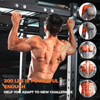 Innstar Pull Up Assistance Bands, Heavy Duty Resistance Band for Pull Up Bar, Adjustable Weight/Size with Fabric Feet/Knee Rest, 3 Bands for Pull Up Assist for Strength Training