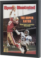 DisplayGifts Sports Illustrated Magazine Clear Acrylic Cover Display Case Frame (for 80s to June 1994 Issues, 8.15" W X 10.75" H X 0.5" D)
