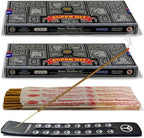 TRUMIRI Incense Stick Holder Bundle with Satya Super Hit 100g Incense Sticks - Pack of 2 (Approx 200 Sticks)