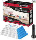 Vacuum Storage Bags with Portable Electric Pump,Vacuum Seal Bags for Clothing,Space Saver Bags,Vacuum Travel Bags for Luggage(Combo 10 Pack)