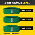 Tribe Lifting Fabric Resistance Bands for Legs - Workout Bands Resistance Bands for Men and Women - Booty Bands for Working Out - Exercise Bands Resistance Bands Set - Elastic Bands for Exercise