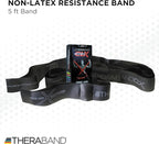 THERABAND CLX Resistance Band with Loops, 5-Foot Non-Latex Exercise Band for Mobility, Rehab, Stretching & Home Workouts, Color-Coded Resistance Levels