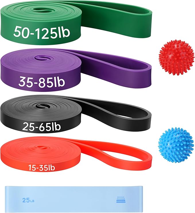 Resistance Bands for Working Out, Workout Bands, Training Bands Set, Pull Up Exercise Bands for Home Workouts, Full Body Training, Physical Therapy.