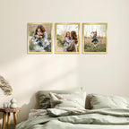 Giftgarden 8x10 Picture Frame Set of 18, Lightweight 8 by 10 Frames Bulk for Gallery Wall Photo Hanging and Tabletop Display, Gold