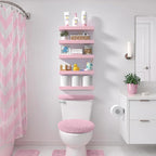 Sorbus Floating Shelves for Wall – 16 Inch Floating Shelf for Kitchen, Bedroom, Living Room, Bathroom, Home & Wall Decor - Mounted Bathroom Shelves with Invisible Brackets (Soft Pink, 2 Pack)