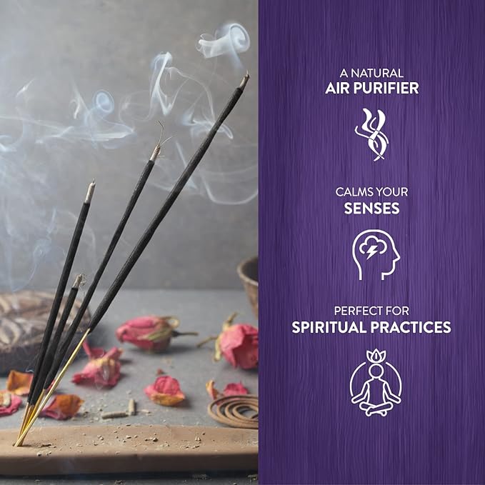 HEM Lavender Incense Sticks – Pack of 120 | Hand-Rolled in India | Soothing Floral Aroma for Relaxation, Stress Relief, Meditation, Yoga, Prayer & Home Fragrance