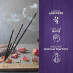 HEM Lavender Incense Sticks – Pack of 120 | Hand-Rolled in India | Soothing Floral Aroma for Relaxation, Stress Relief, Meditation, Yoga, Prayer & Home Fragrance