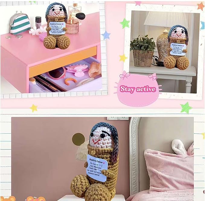Cancer Gifts Birthday Women Girls Self Care Gifts,Cancer Zodiac Birthday Gift Cute Stuff Plush Toy for Halloween Decor,Teens Women Friend Coworker(CancerGifts)