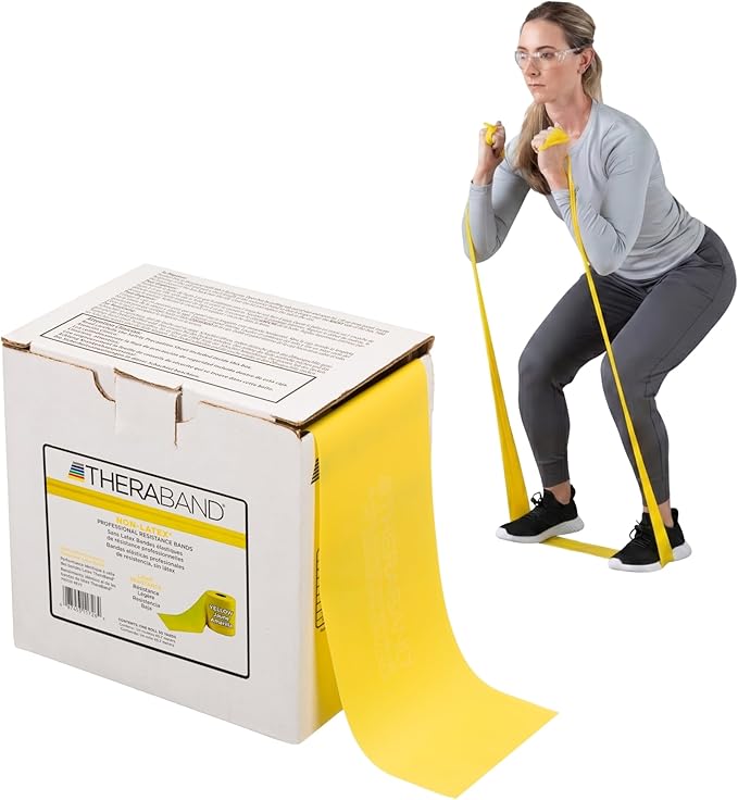 THERABAND Resistance Band, Special Heavy, 50-Yard Roll, Elastic Band for Exercise