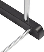 Proman Products Twin Valet with Wooden Hanger Tray & Trouser Bar, Black