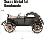 Metal Antique Car Decor, Classic Collectible Cars for Adults - Handmade Vintage Car Model for Man Cave, Garage, Home & Office - Car Lover Gifts