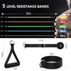 Resistance Bands, Exercise Bands Set for Working Out, Resistance Bands with Handles, Home Gym Workout Bands, Fitness Equipment for Men and Women Strength Training