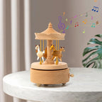 ROSIKING Classical Music Box Revolve Musical Boxes Christmas Birthday Valentine's Day Gifts for Lover, Boyfriend, Girlfriend, Husband, Wife Plays Hush Little Baby