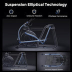 Niceday Elliptical Exercise Machines, Elliptical Machines for Home Use, Elliptical Training Machines with 20IN Stride and 32-Level Resistance, Magnetic Elliptical Machine with 20-Level Power Incline