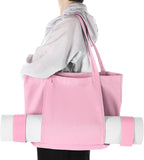 Yoga Bag Set for Women Including Yoga Mat Tote Bag, Booty Resistance Bands, Non Slip Sports Socks Silicone Ties for Pilates Travel Workout Office Home Gym
