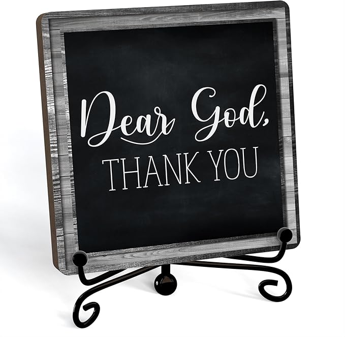 Home Decor, Farmhouse Shelf Decor For Living Room, Boho Aesthetic Table Decorations, Christian Gifts For Women Men, Entryway Tv Stand Fireplace Mantle Coffee Table Decoration (god-15)
