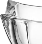 Mikasa Baron Crystal Square Bowl, 8 Inch
