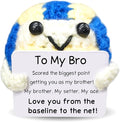 Handmade Collectible Volleyball - Gift for Brother,Funny Sports Gifts for Him,Man Cave Decor for Volleyball Fans,Emotional Support Gift for Bro & Best Buddy,Brother Birthday Gifts