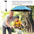 KESYOO 1 PC Umbrella Stand for Bikes and Wheelchairs Durable Umbrella Holder Clamps Black
