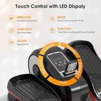 Under Desk Elliptical Machine for Seniors – Compact, Quiet & Portable Mini Leg Pedal Exerciser with Adjustable Speed and LED Display for Home and Office Workouts