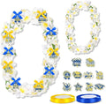 Leis for Graduation 2026, Artificial Flower Wreath with Cards Graduation Lays Gifts, Congrats Grad for High School