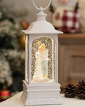 Pregnant Mom Snow Globe Decorations Gift Christmas Snow Globe, 6H Timer, Battery & USB Operated Christmas Lantern, New Mothers Gifts for Expectant Dad and Mom