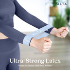 ALTA Mini Loop Bands for Exercise - Premium Durable Latex - Small Resistance Bands for Women, Booty Bands for Working Out, Leg Stretch Loops for Physical Therapy, Pilates Exercise Mini Bands Set
