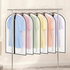 12 Pack Garment Bags 60 * 100cm, 40in PEVA Translucent Garment Covers, Suit Storage Bags, Dress Organizer Bags Used To Protect Shirts, Winter Coats, Jackets