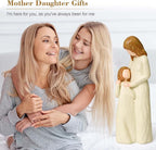 Gifts for Mom from Daughter, Mom and Daughter Figurines, Mother of The Bride Gifts Meaningful for Mother's Day Christmas Birthdays