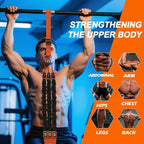 WHATAFIT Pull Up Assistance Bands, Resistance Bands for Pull Up Bar Working Out with Feet Straps ，Adjustable Heavy Duty Pull Up Assist Equipment, Home Gym Fitness Exercise Strength Muscle Training