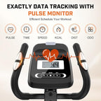 ANCHEER Elliptical Exercise Machine, Elliptical Trainer for Home Gym Exercise Equipment 500Lbs Max Weight Ultra-Silent Elliptical Machine, 14 & 8 Resistance Levels