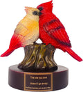 Cardinal Figurine of Resin, Red Bird Collectible Figurines Home Decor,Cardinal Gifts for Women,Memorial Sympathy Gifts for Loss of Loved One