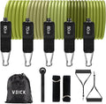 VEICK Resistance Bands, Exercise Bands, Workout Bands, Resistance Bands for Working Out with Handles for Men and Women, Exercising Bands for Fitness Weights Work Out at Home