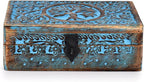 |Wooden Jewelry Box, Tarot Box, Celestial Home Decor, Witch Box, Tree of Life, Trinket Box |Size- 8" x 5" x 2.5",| Decorative Storage Bin