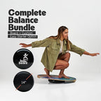 The Original Indo Board - Balance Board Trainer for Core Strength, Stability & Athletic Performance - Surfing, Skateboarding, Snowboarding, Yoga, Physical Therapy & More. Includes Board and Cushion - ROLLER NOT INCLUDED.
