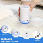 10 Pack Travel Vacuum Storage Bags with Cordless Electric Pump, Combo Rechargeable Space Saver Vacuum Seal Bags for Clothing Travel Vaccine Sealed Storage Bag for Comforters Blankets Clothes