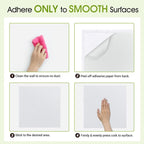AKTOP White Cork Bulletin Board 12x12, 1/2" Thick Felt Cork Board Tiles 6 Pack, Small Square Pin Board for Wall, Self Adhesive Corkboards with 60 Push Pin Wood Clips for School, Home & Office