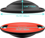 EVERYMILE Wobble Balance Board, Exercise Balance Stability Trainer Portable Balance Board with Handle for Workout Core Trainer Physical Therapy & Gym No-Skid Surface