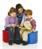 TOGU 30-4340R Dynair Balance Seat, 4" Height, 11" Width, 14" Length, Red