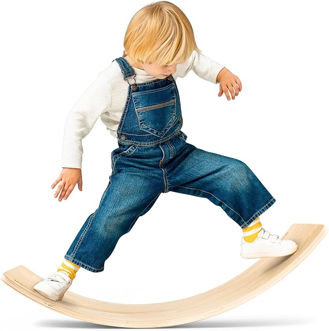 wobble board for kids | slack board | exercise equipment | balance board for adults | toddler toys | kids outdoor toys | stretching equipment | montessori toys