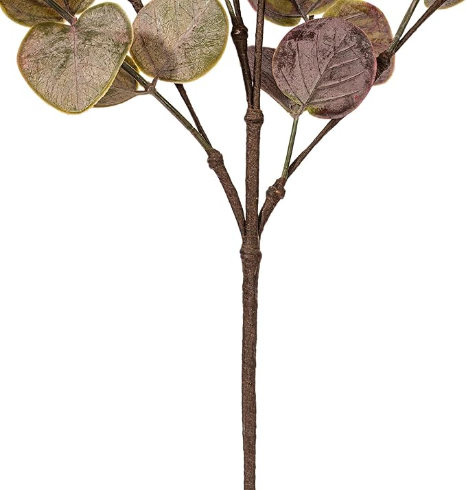 Vickerman 34" Artificial Burgundy Spiral Eucalyptus Spray. 3 Pieces in a Bag.