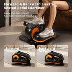 Under Desk Elliptical Machine,Electric Ellipse Leg Exerciser as See on TV with Remote Control,12 Level Speeds Seated Pedal Exerciser for Seniors Adults, Manual & Auto Mode