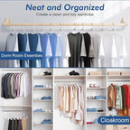 HOUSE DAY 1000 Pack Plastic Clothes Hangers, Commercial Bulk Shipment for Business, Sturdy Durable Notched Hangers Ideal for Retail Dry Cleaners Warehouses, Save Cost & Warehouse Space - White