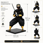 LUOZZY Japanese Figure Desktop Ornaments Japanese Samurai Warrior Statue Ornament Collectible Figurine Doll Home Desktop Decoration